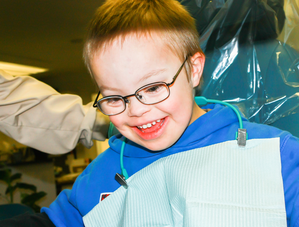 Kid with Down Syndrome